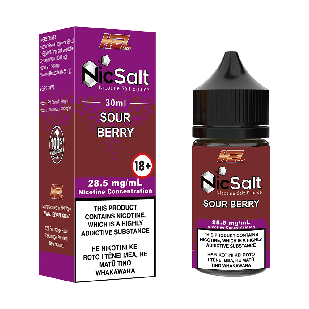 Sour Berry Nicotine Salt E-liquid