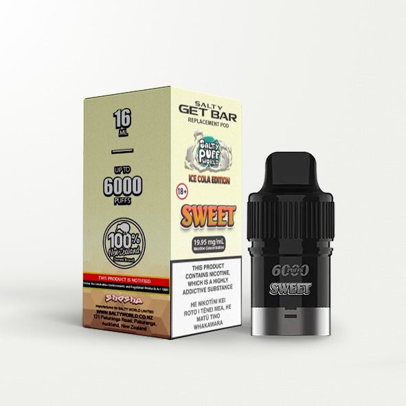 Salty Get Bar Replacement Pods | Shosha Vape NZ