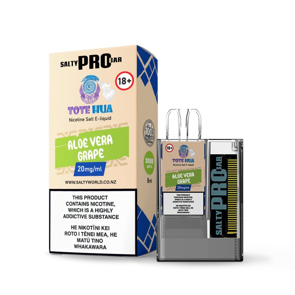 Salty Pro Bar Aloe Vera Grape Disposable Vape | Hel Vape NZ