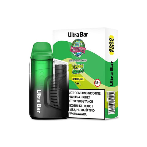Ultra Bar Green Grape Disposable Vape | Hel Vape NZ