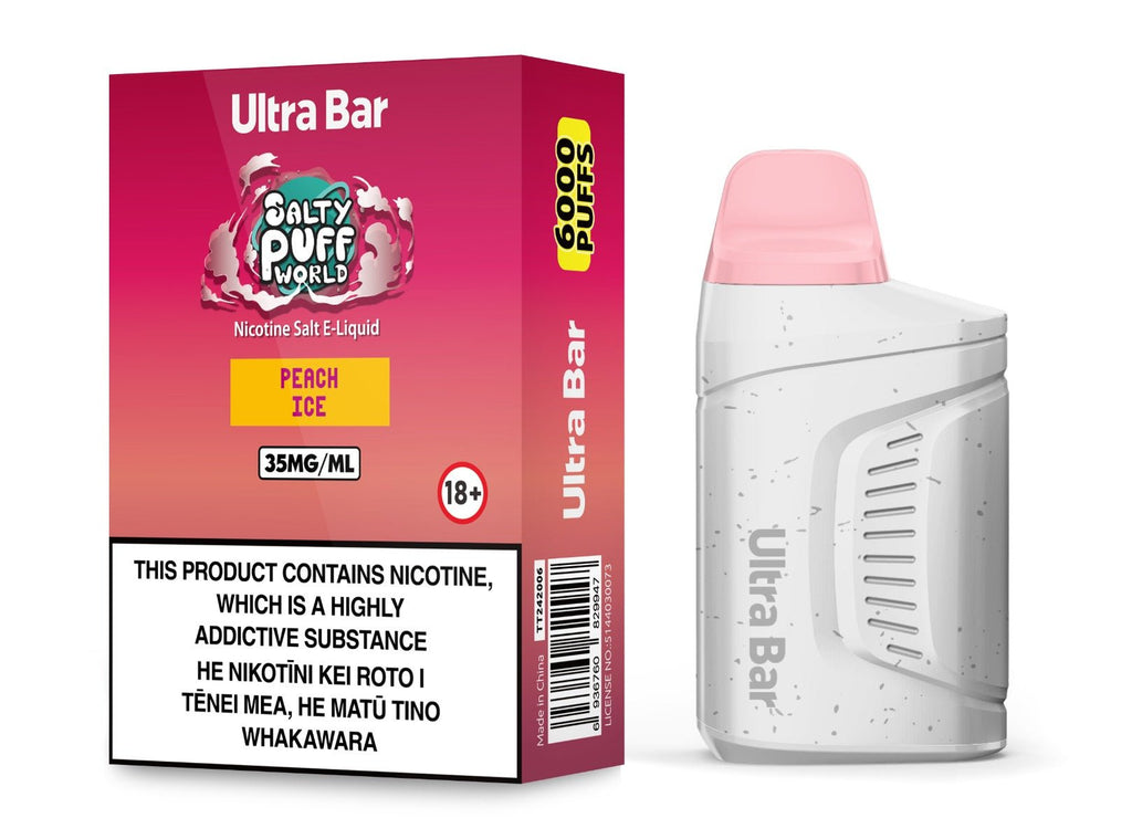 Ultra Bar Peach Ice Disposable Vape | Hel Vape NZ