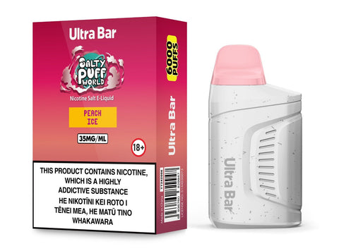 Ultra Bar Peach Ice Disposable Vape | Hel Vape NZ