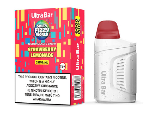 Ultra Bar Strawberry Lemonade Disposable Vape | Hel Vape NZ